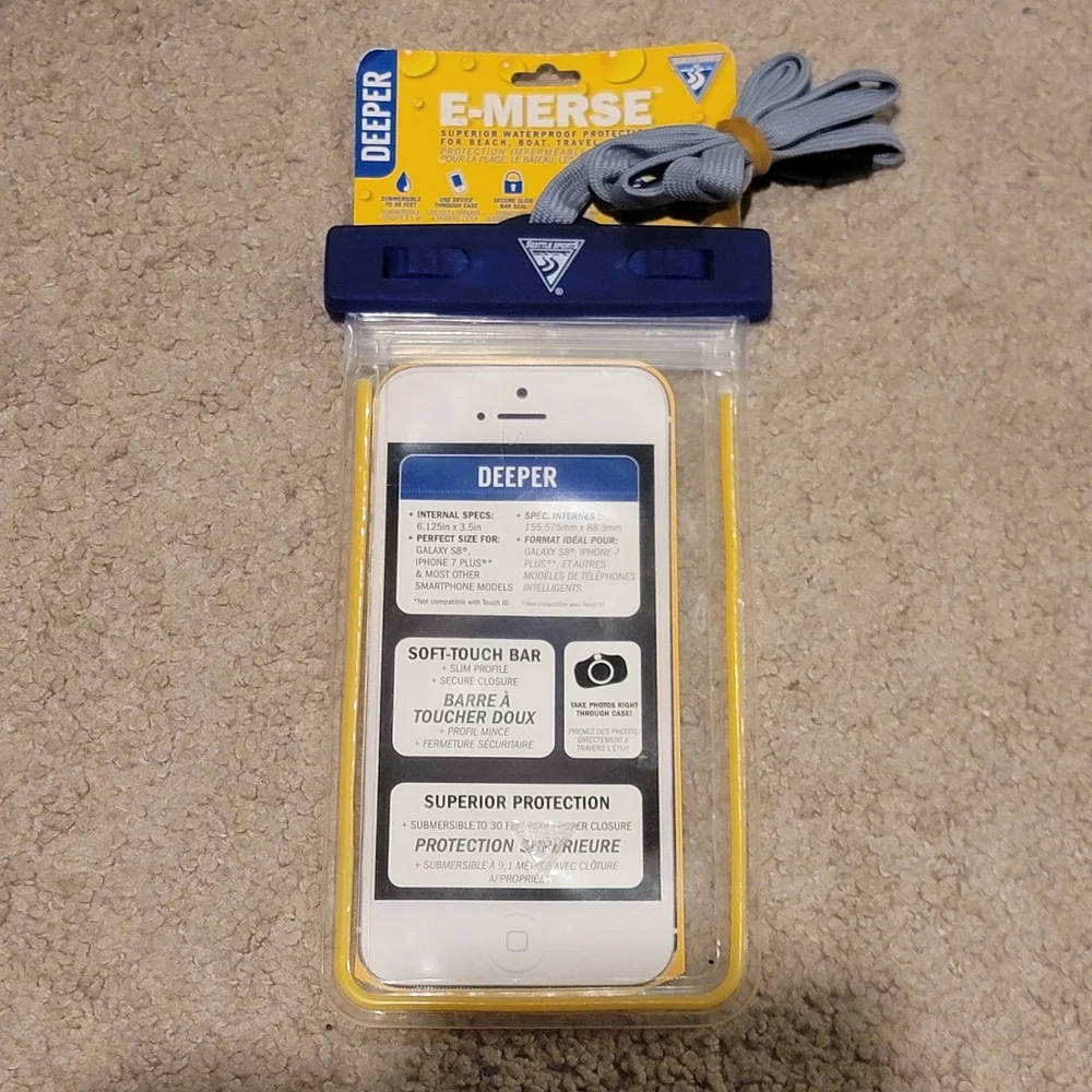 Seattle Sports E-Merse Deeper Waterproof Phone Case New